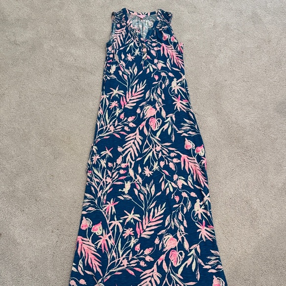 Lilly Pulitzer Floral Sleeveless Maxi Dress - Picture 1 of 7